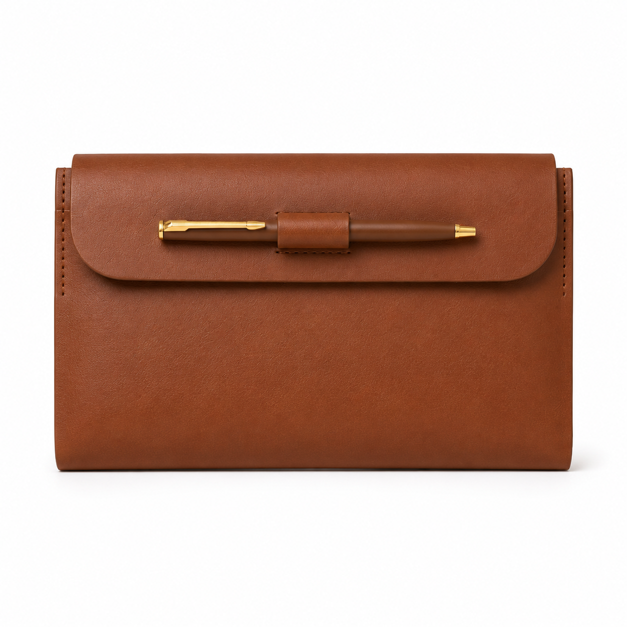 OE003 - Leather Folder with Pen Holder