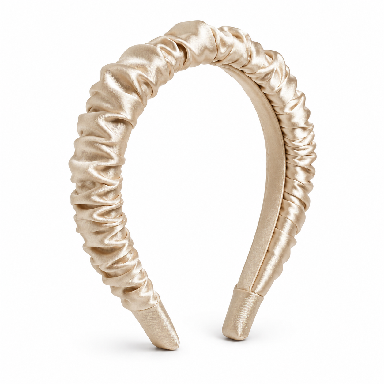 HA003 - Satin Pleated Headband