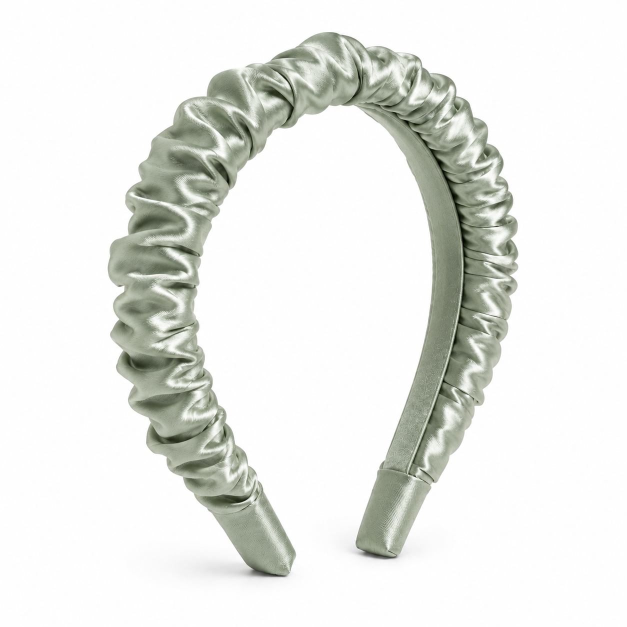 HA003 - Satin Pleated Headband