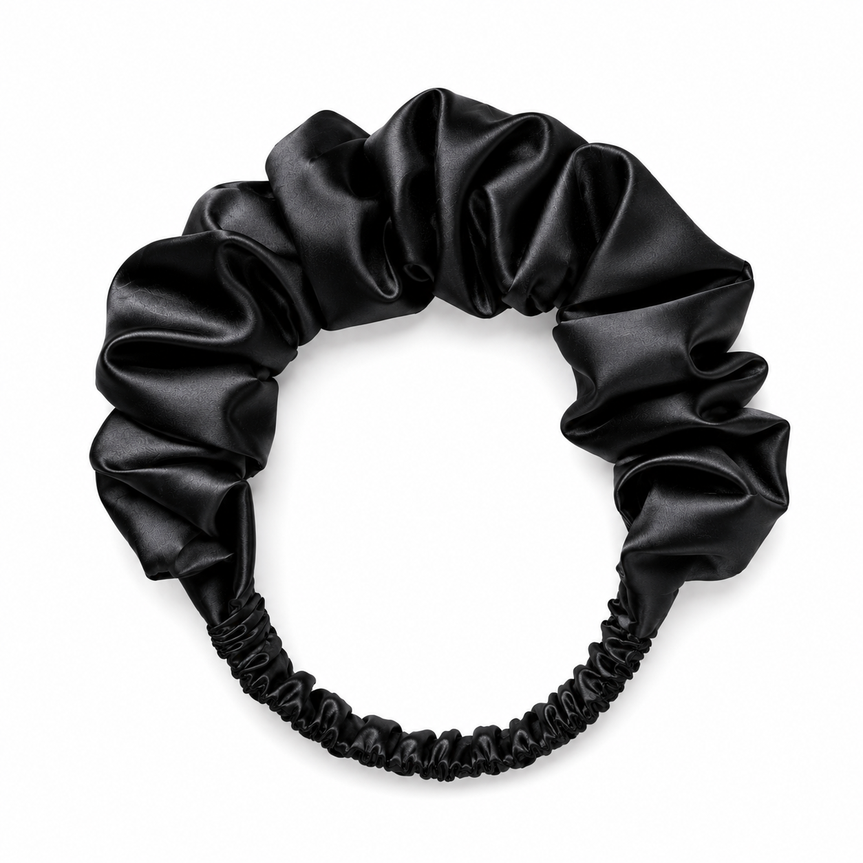 HA006 - Elastic Satin Gathered Headband