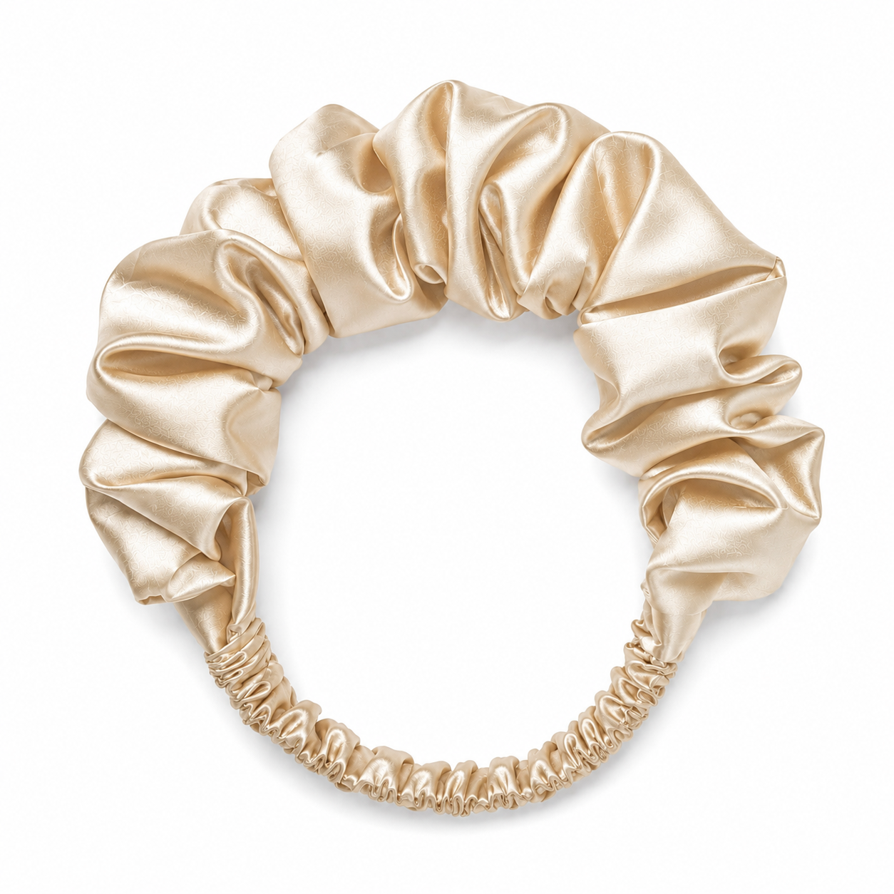 HA006 - Elastic Satin Gathered Headband