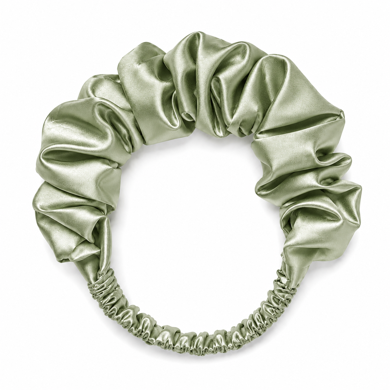 HA006 - Elastic Satin Gathered Headband