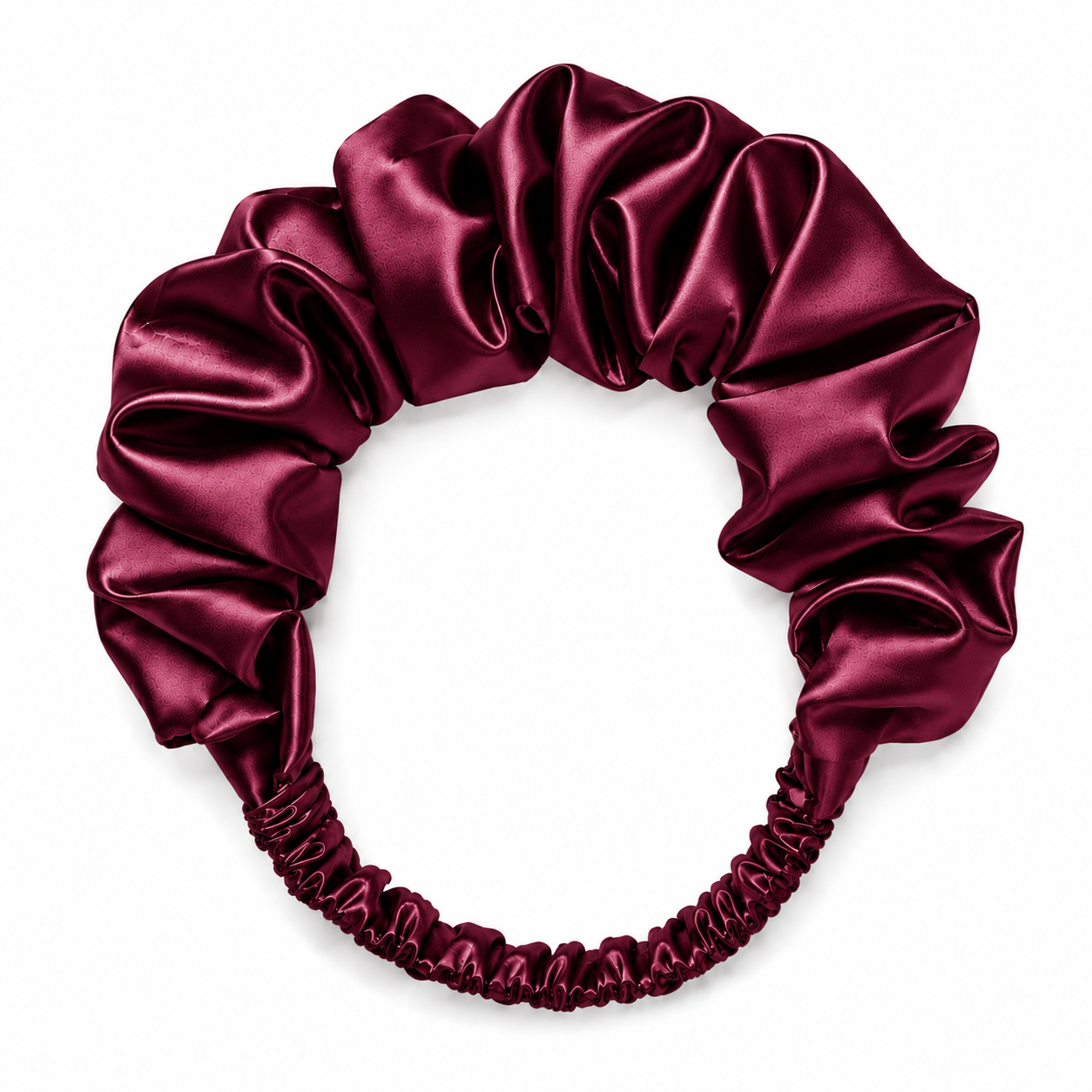 HA006 - Elastic Satin Gathered Headband
