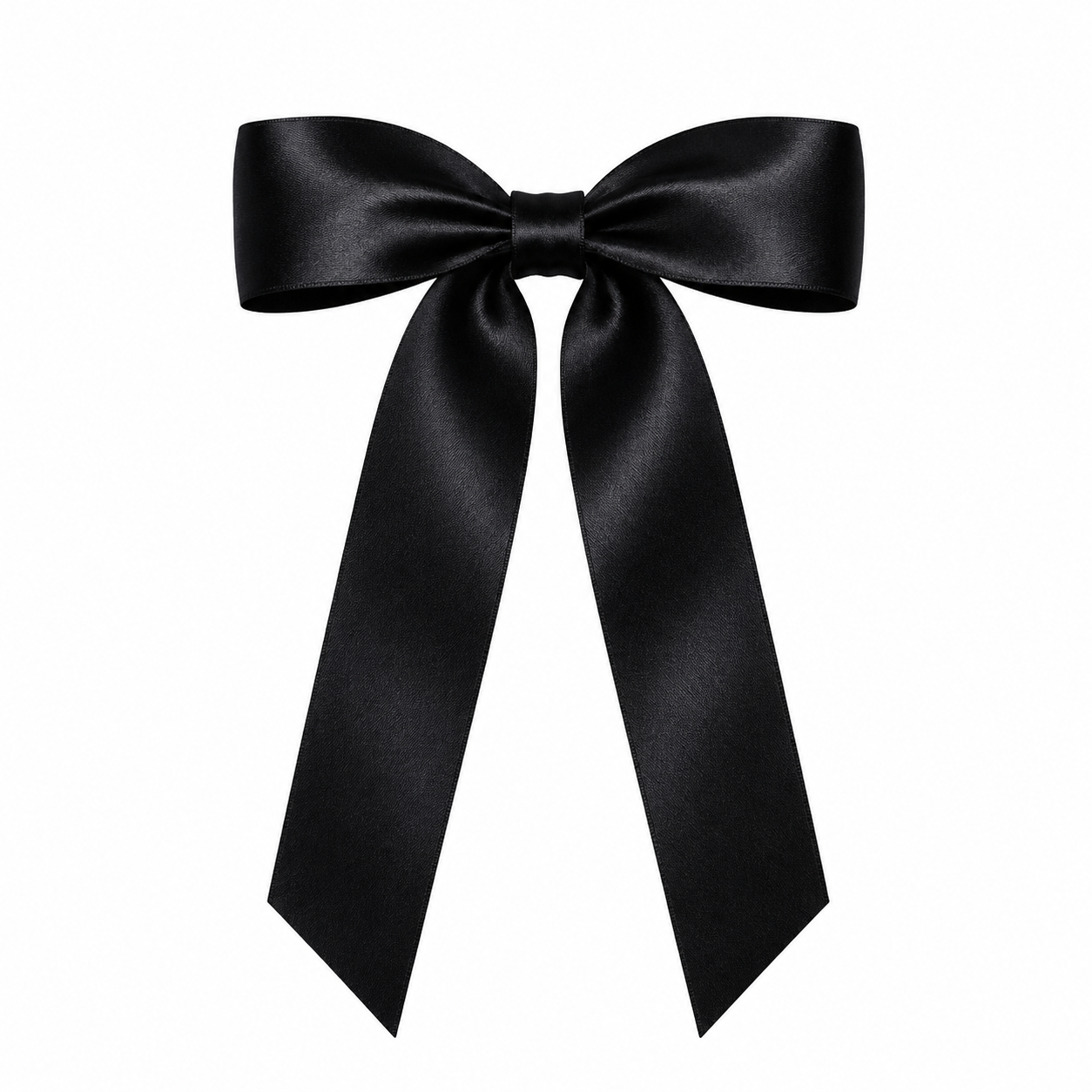 HA009 - Satin Ribbon Bow Clip
