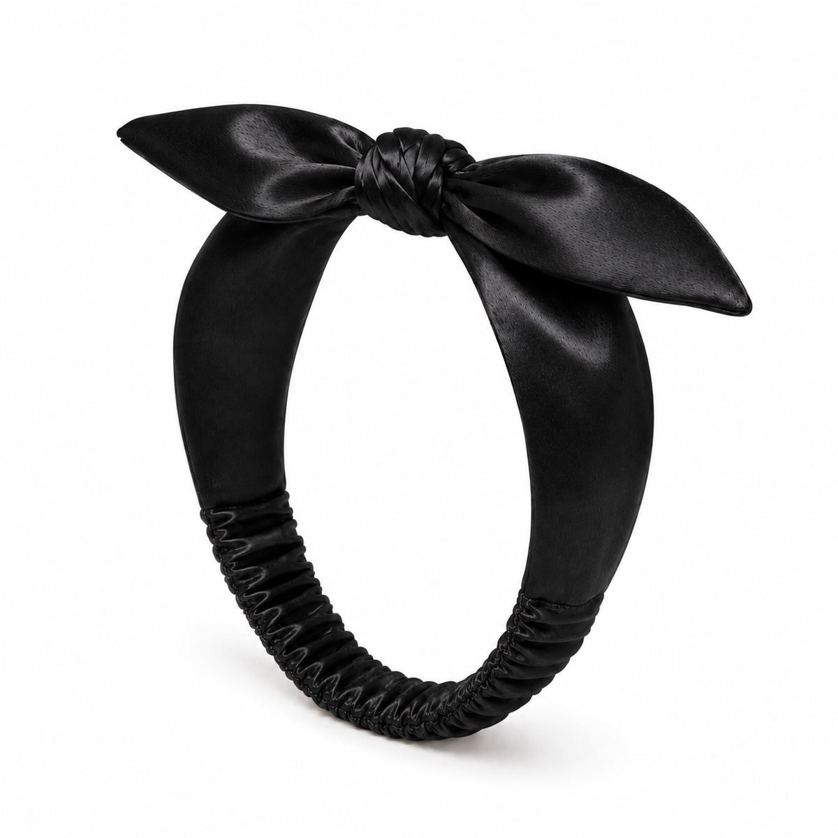 HA014 - Satin Butterfly Bow Headband